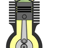 一些机械的动作原理：四冲程发动机