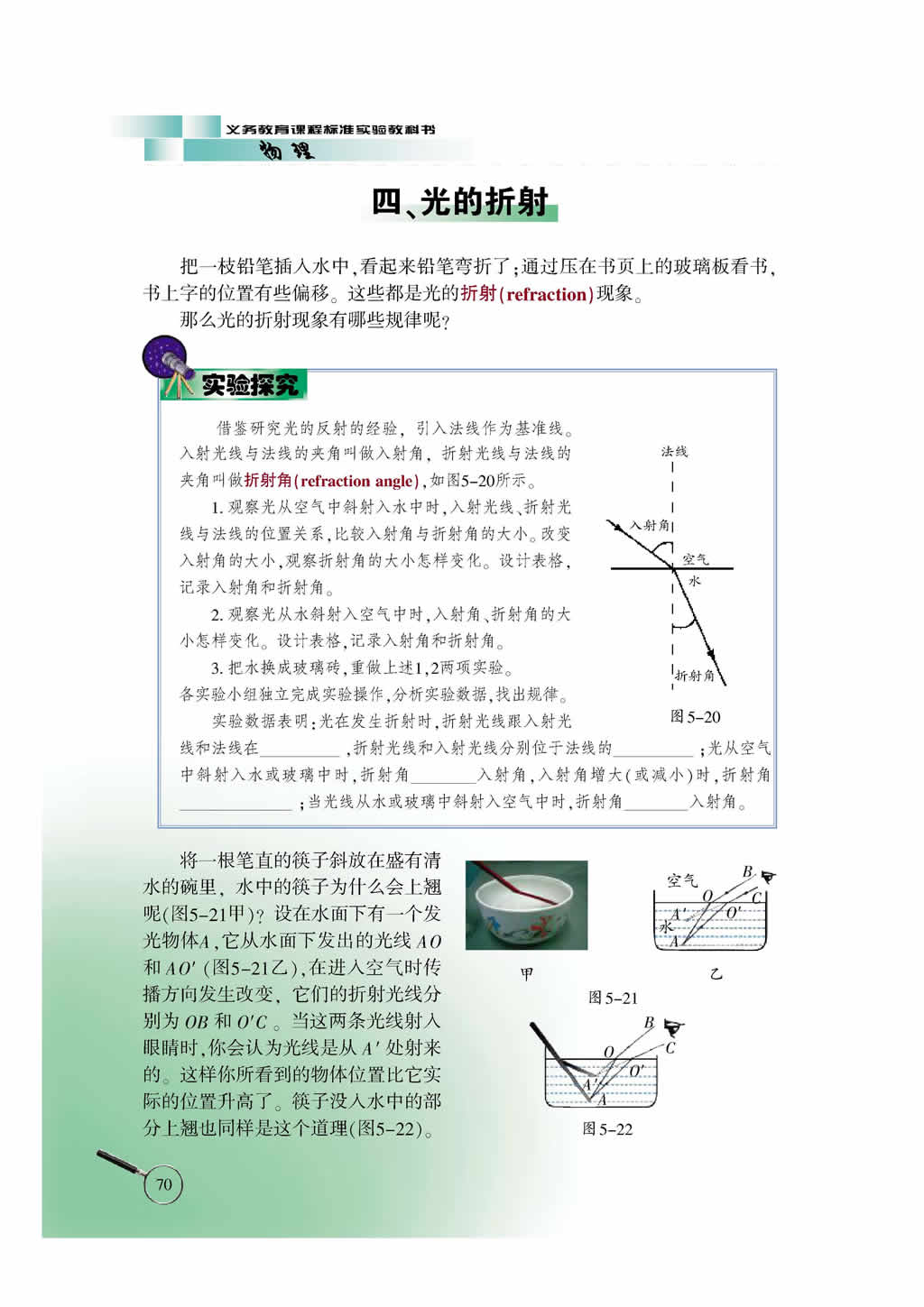 5.4 光的折射1