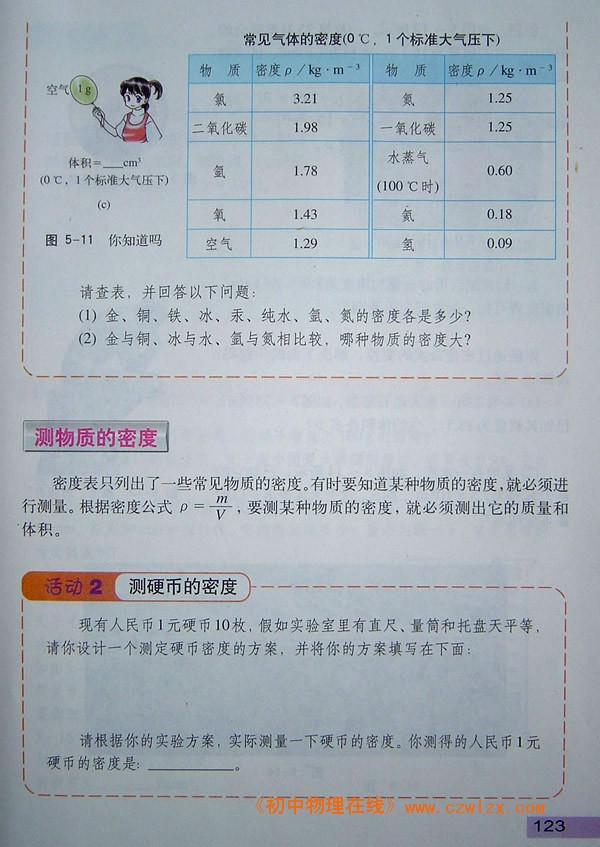 2007新沪粤版《5.3密度的应用》电子课本3