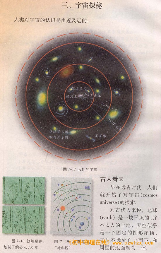 苏科版《7.3宇宙探密》电子课本1