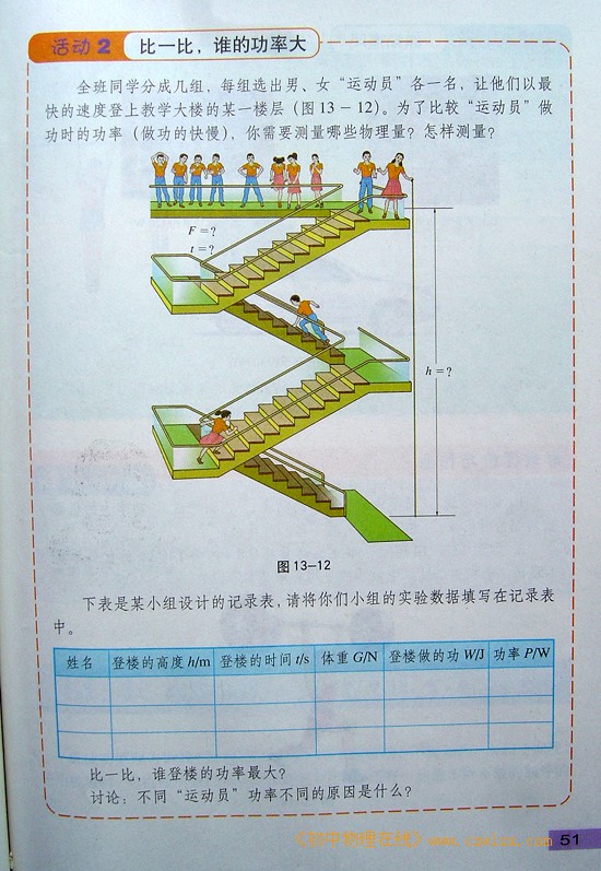 2008新沪粤版《13.2怎样比较做功的快慢》电子课本3