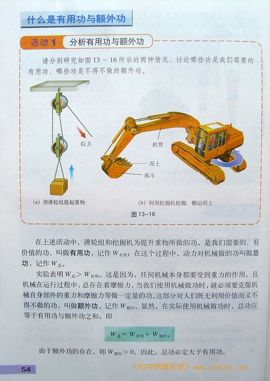 2008新沪粤版《13.3如何提高机械效率》电子课本2