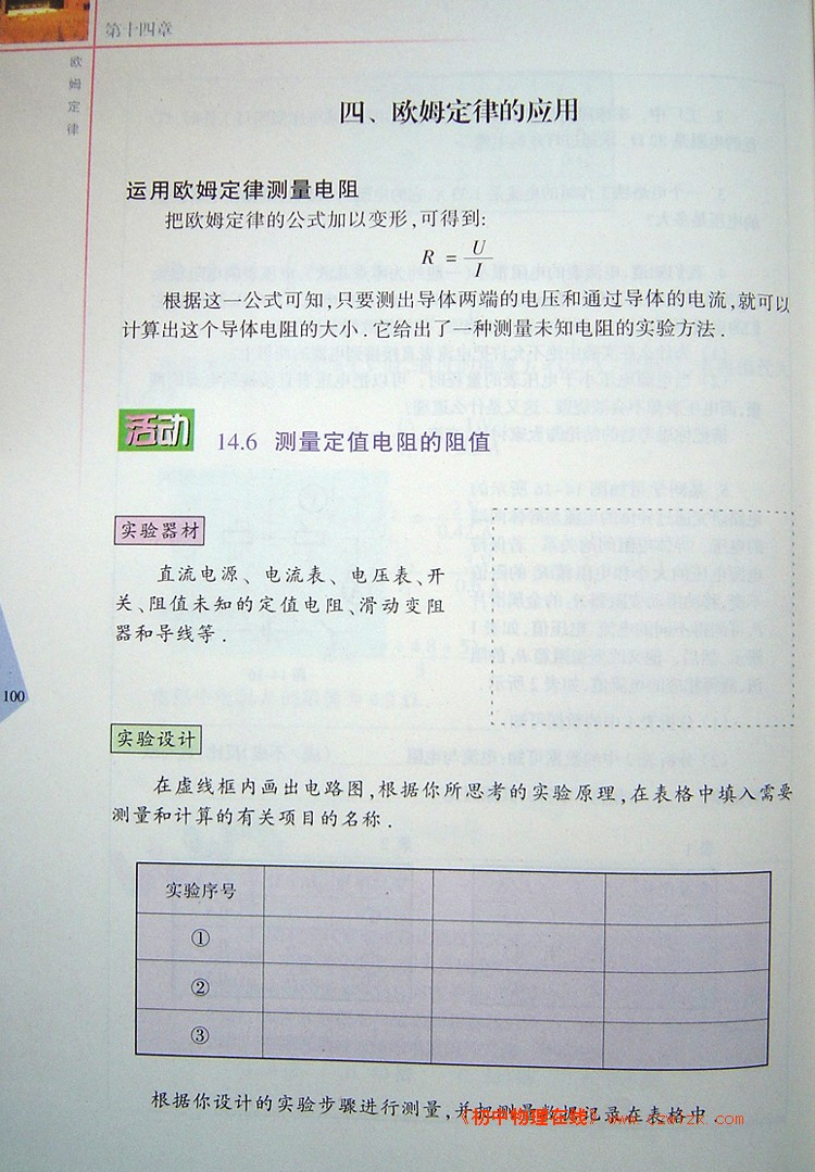 14.4欧姆定律的应用1