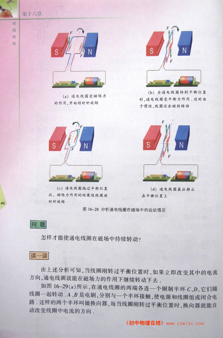 磁场对电流的作用 电动机3