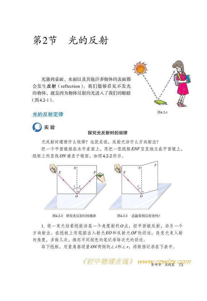 《4.2光的反射》1