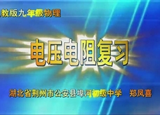 人教版九年级物理《第16章 电压 电阻》复习课课堂实录(郑凤喜)