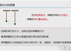 人教版八年级物理下册视频微课堂： 7.2弹簧测力计的使用