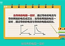 倍速课堂—电流与电压和电阻的关系（九年级物理教学视频素材）