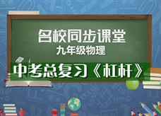 【名校同步课堂】河南省实验中学中考总复习《杠杆》线上授课视频(人教版，赵世英)