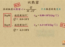 “乐乐课堂”初中物理教学视频素材：《内能》12比热容的简单计算