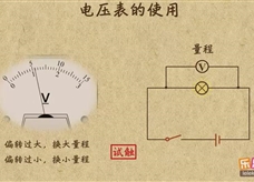 “乐乐课堂”初中物理教学视频素材：《电压和电阻》03电压表的使用