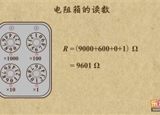 “乐乐课堂”初中物理教学视频素材：《电压和电阻》13电阻箱的读数